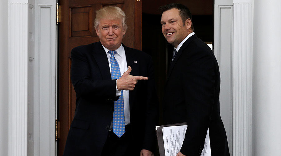 Kris Kobach Donald Trump