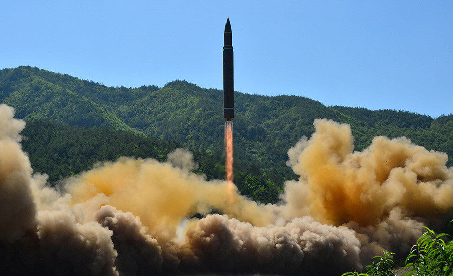 North Korea missile test