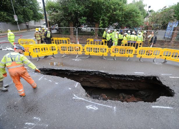 Edge Lane sinkhole