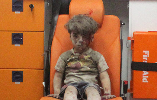 Click to enlarge Five-year-old Omran Daqneesh, Aleppo Boy