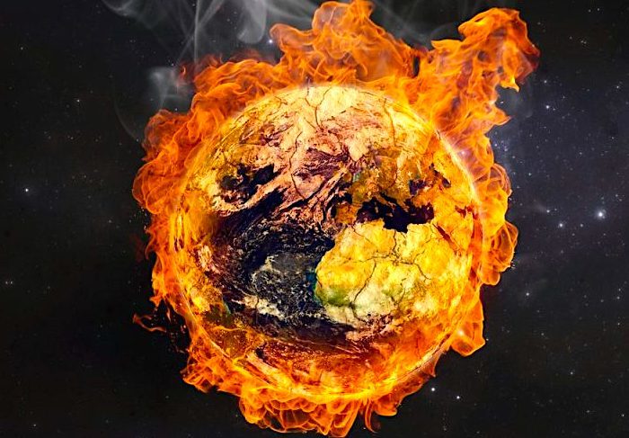 Click to enlarge burning earth