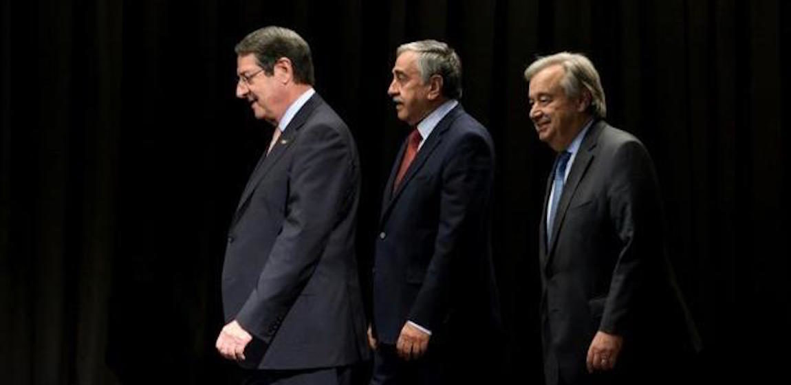 Greek Cypriot and Turkish Cypriot leaders
