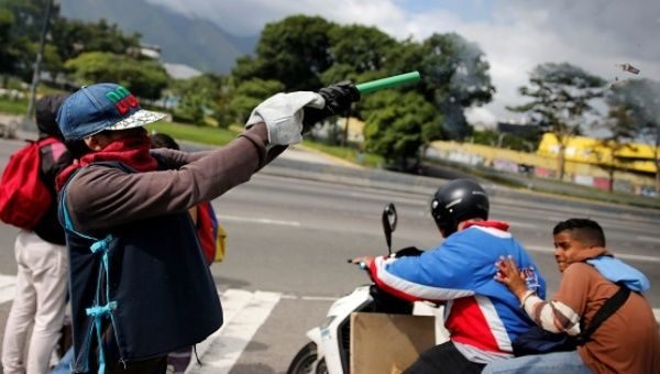 Click to enlarge Venezuela protester
