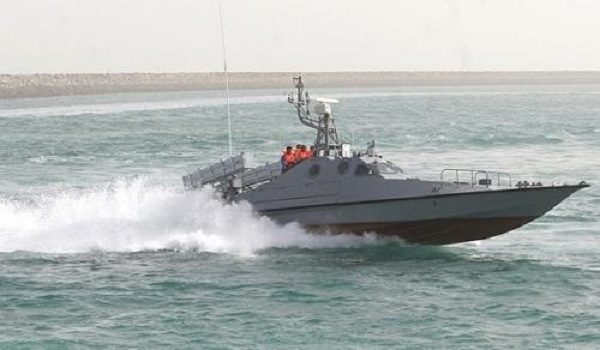 Iran's Revolutionary Guards boat