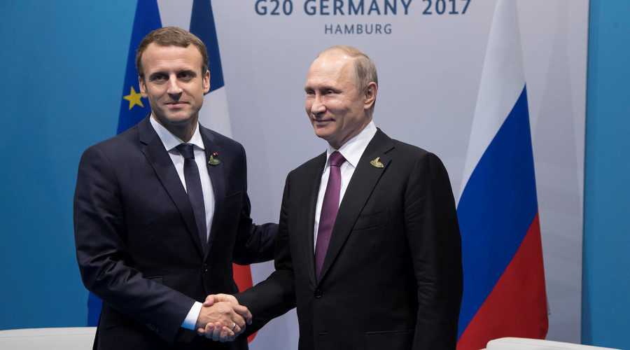 Macron and Putin