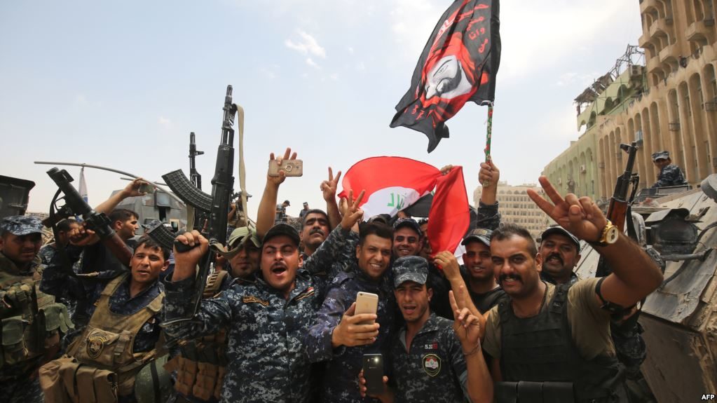 Members of the Iraqi federal police