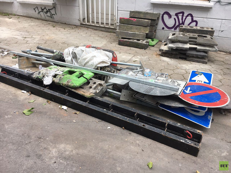 Click to enlarge damaged property in Hamburg