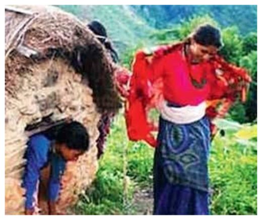 Menstruation huts