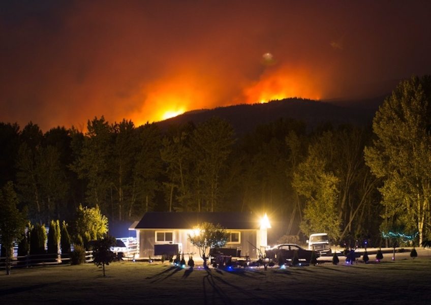 Click to enlarge Cache Creek Wildfire