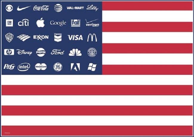 Click to enlarge Corporate American Flag