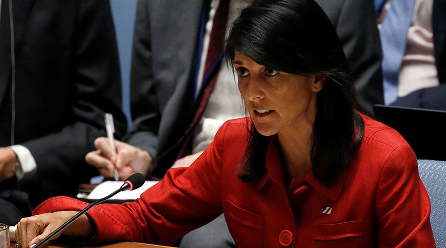 US Ambassador to the United Nations Nikki Haley