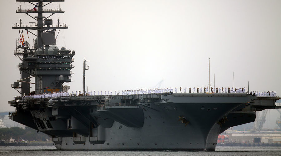 USS Nimitz with Carrier Strike Group 11