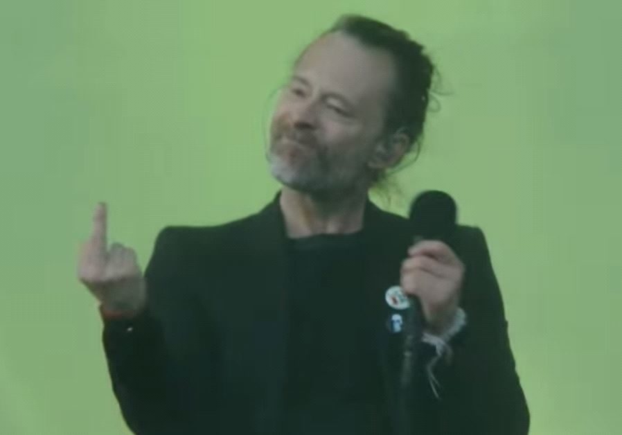 Click to enlarge Radiohead's Yorke