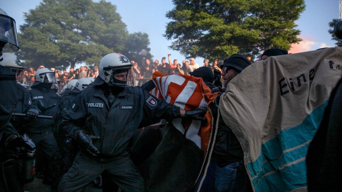 Hamburg G20 protest