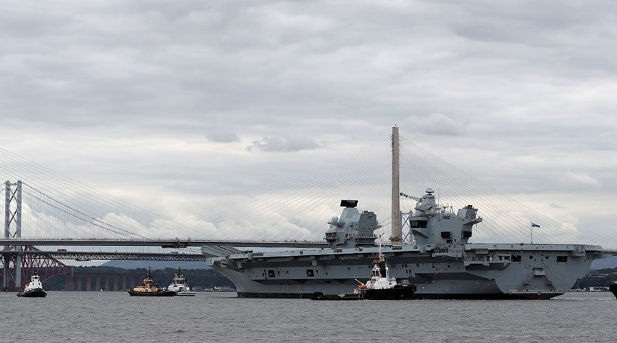 HMS Queen Elizabeth British aircraft carrier