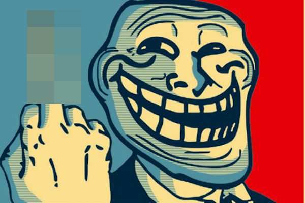 Click to enlarge Trolls on the web