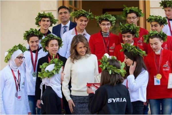 Click to enlarge Asma al-Assad