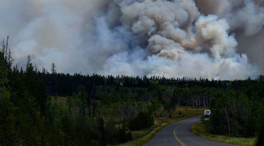 British Colombia wildfire