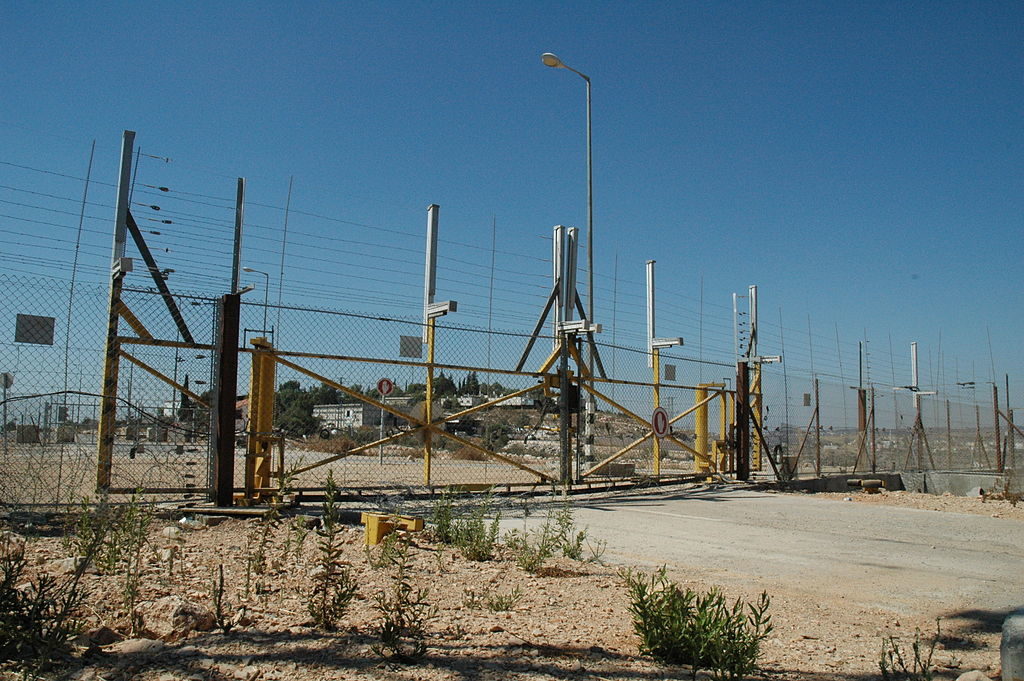 Click to enlarge Israel and Palestine checkpoints border wall