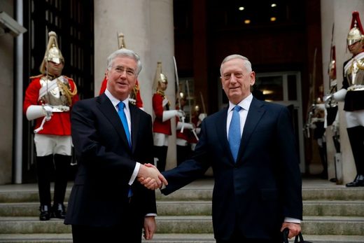 Michael Fallon James Mattis