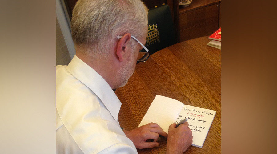 corbyn manifesto signature