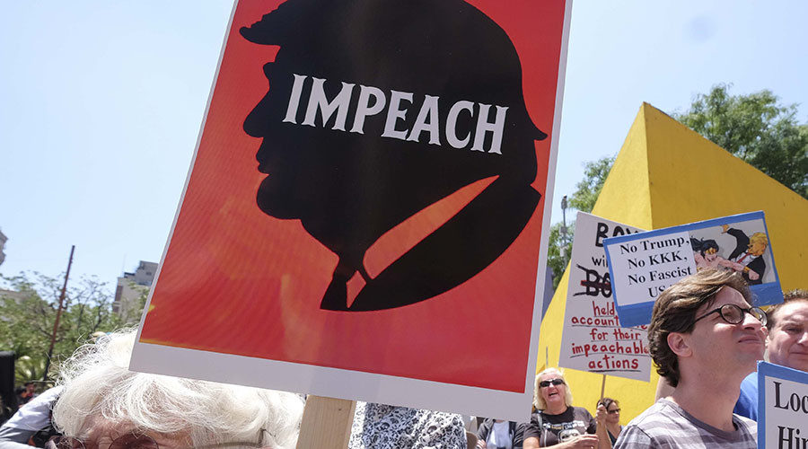 Impeach Trump sign