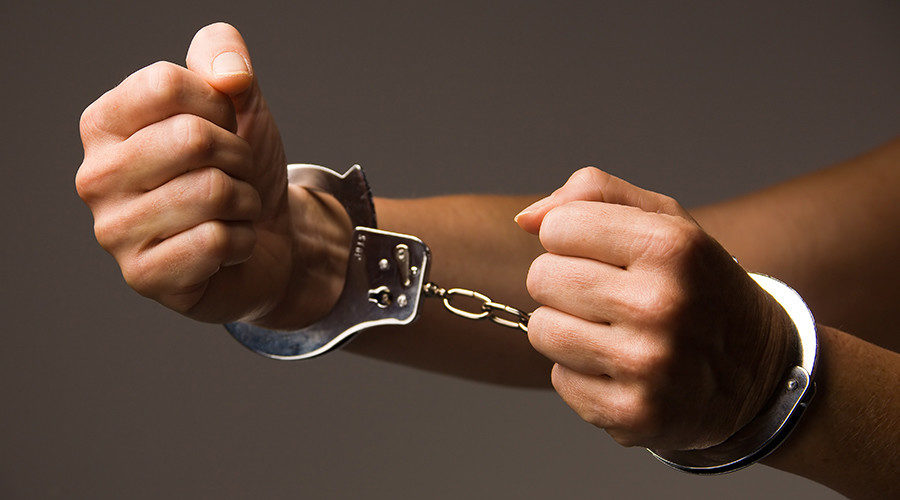 handcuffed