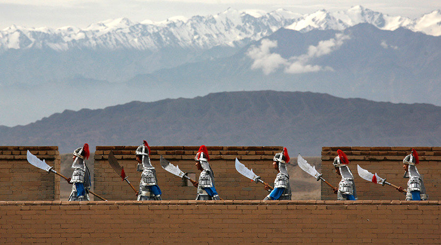 Click to enlarge China silk road