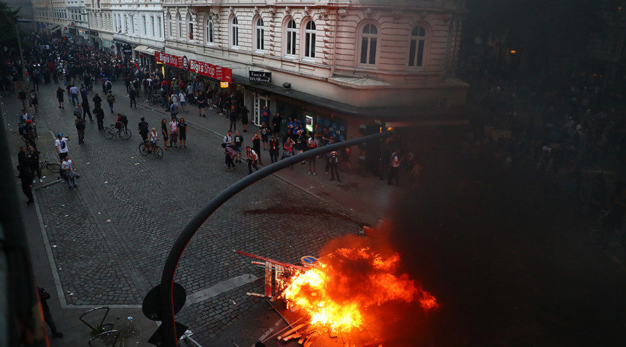 anti-G20 protests Hamburg