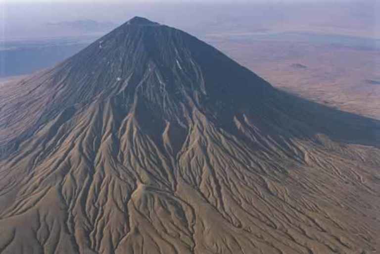Click to enlarge Ol Doinyo Lengai volcano, Tanzania