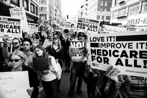Click to enlarge Medicare protests