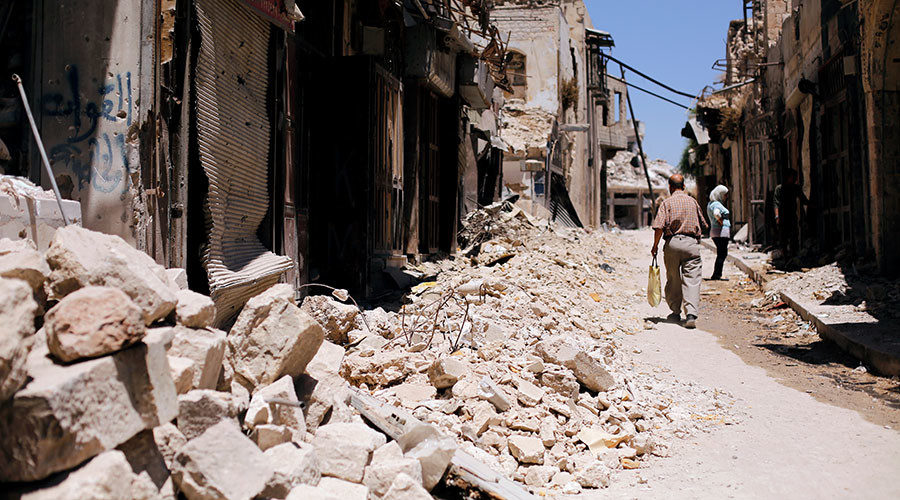 Mosul building destruction