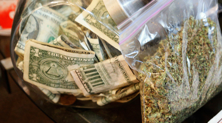 marijuana and money