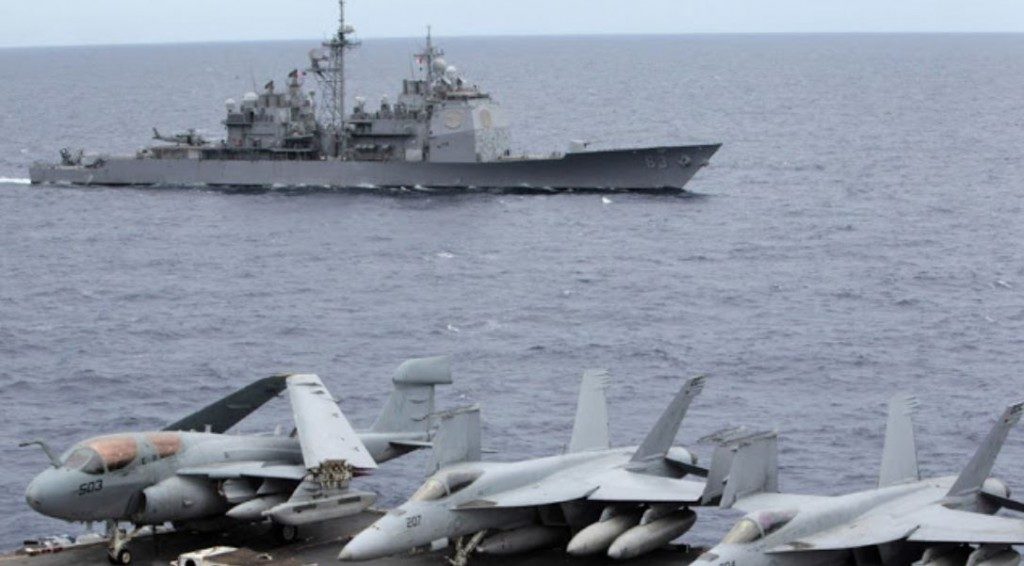 Click to enlarge US military South China sea