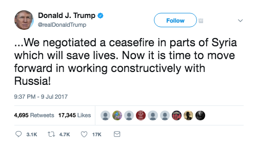 trump tweet syria ceasefire