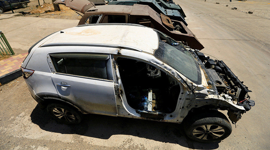 Click to enlarge Seized ISIS combat vehicles