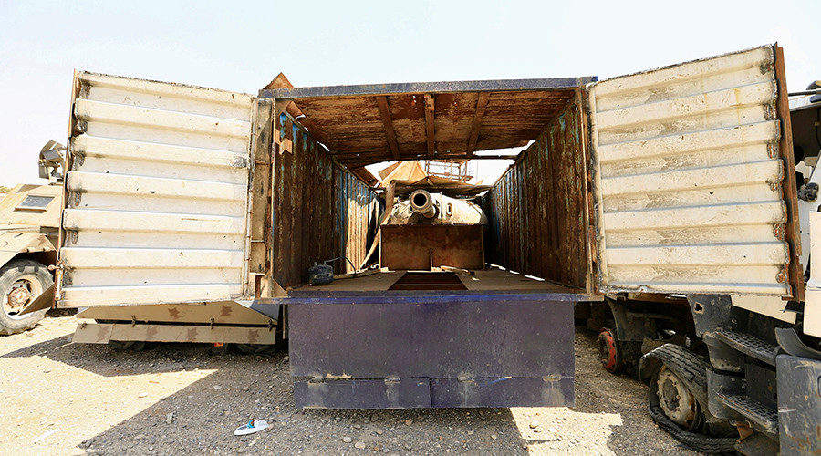 Click to enlarge Seized ISIS combat vehicles