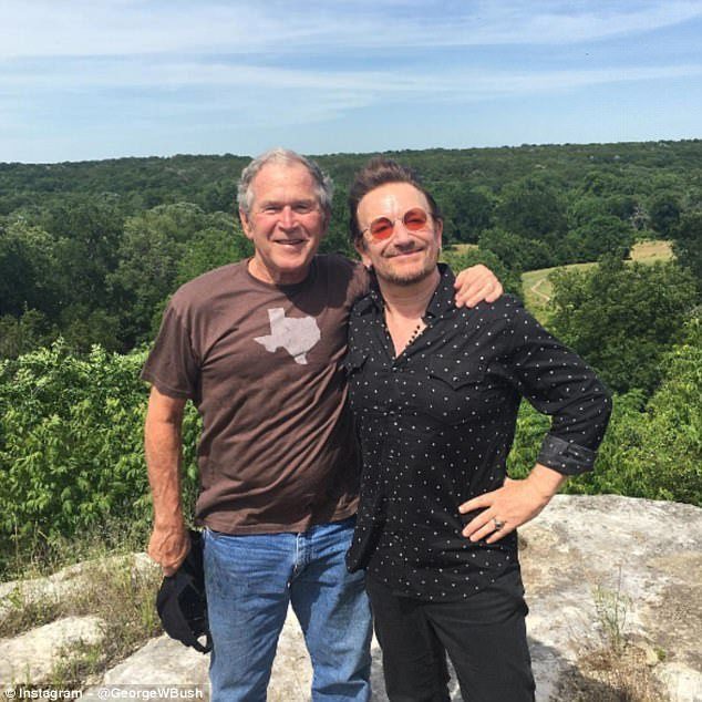 Bush and Bono
