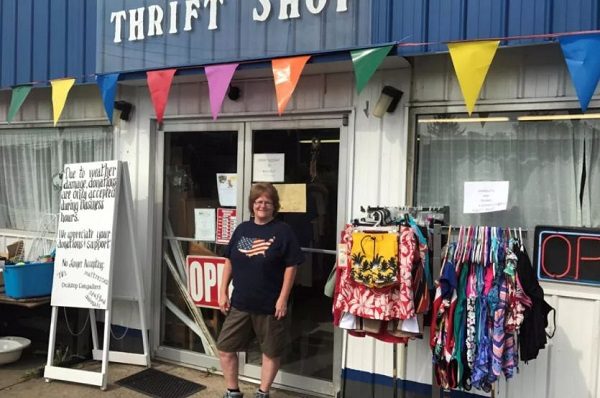 Click to enlarge thrift store lady