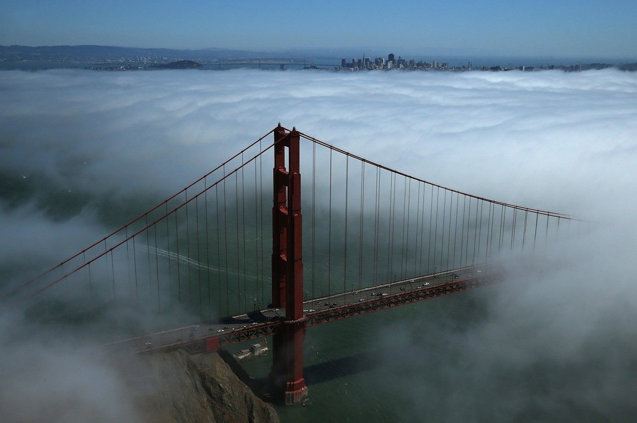 Click to enlarge San Fran fog