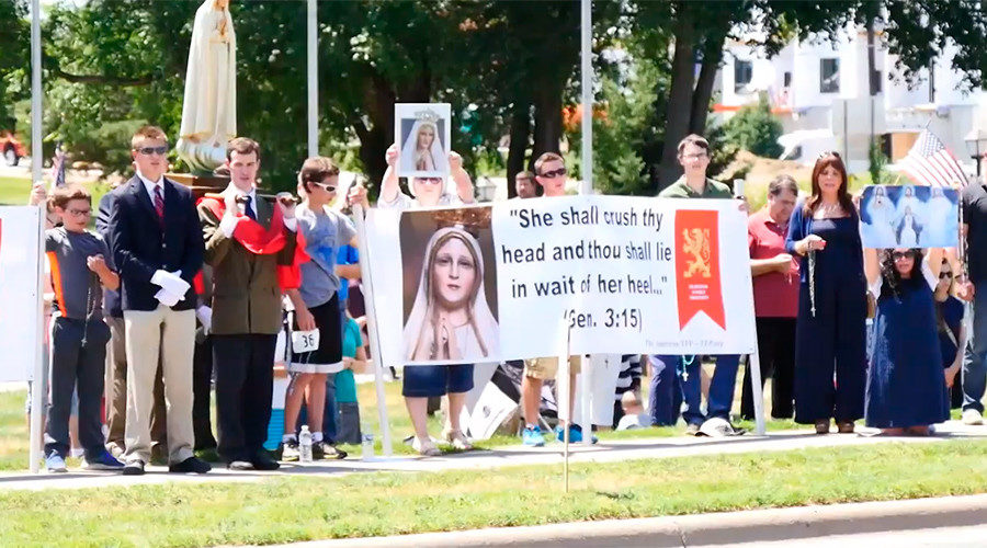 Protest statue