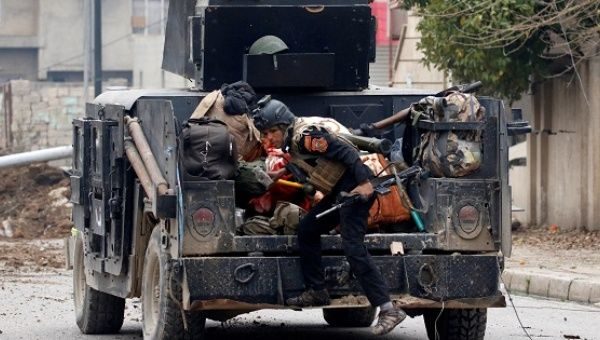 Iraqi Special Operations Forces military vehicle mosul iraq