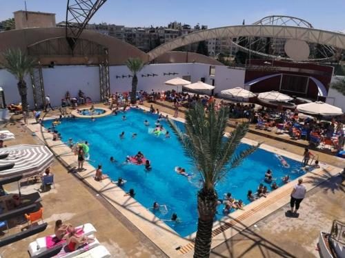 Andalusia Swimming Pool in Aleppo, Summer 2017