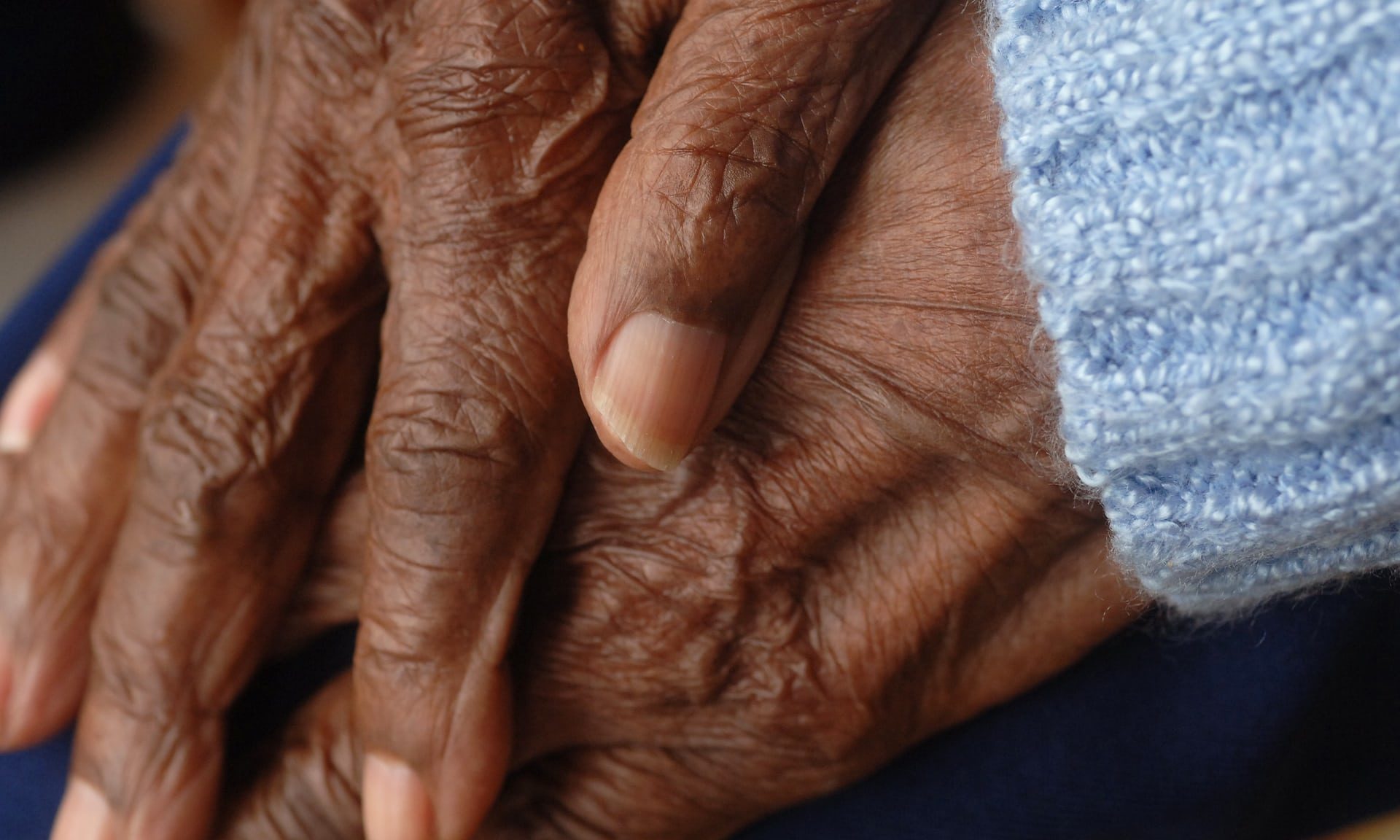 black woman's hands