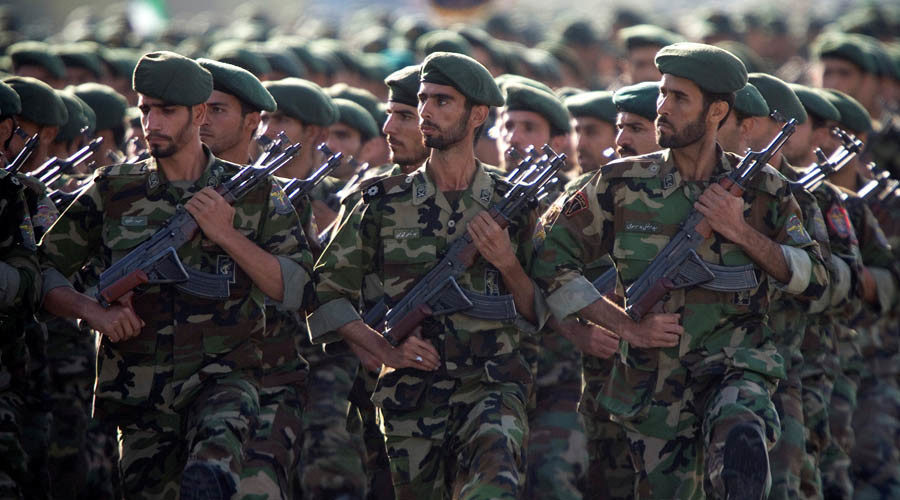 Members of Iran's Revolutionary Guards