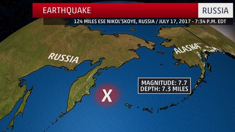 Click to enlarge Russia earthquake