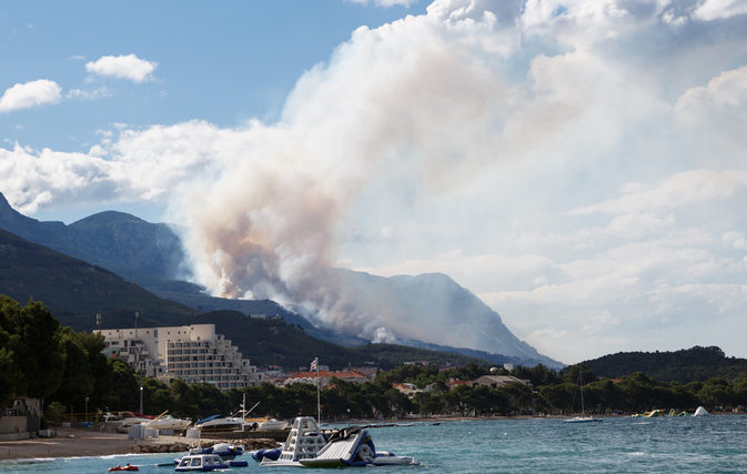 Wildfires rage in Croatia, Montenegro at the height of tourism season