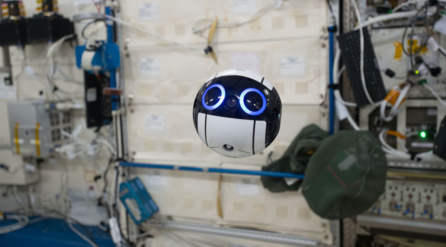 JEM Internal Ball Camera taking a video
