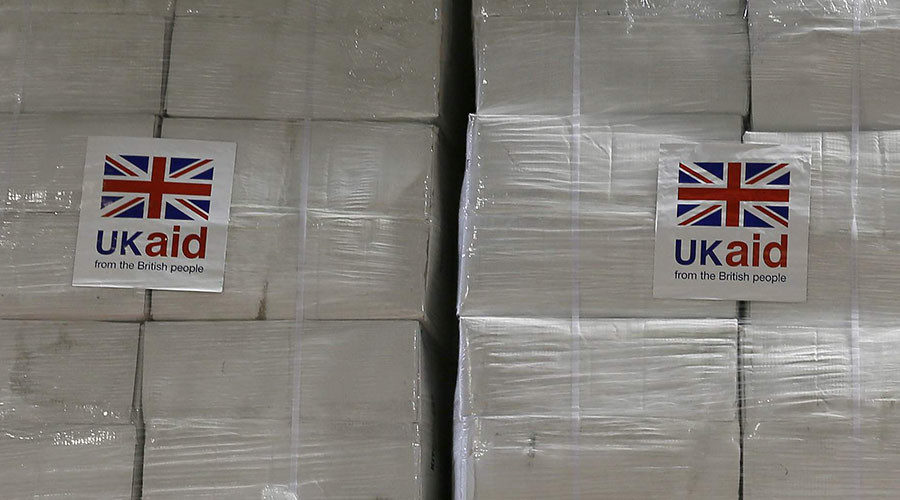 Click to enlarge London Britain UK foreign aid