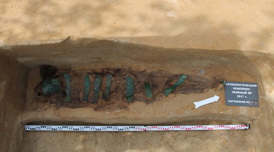 Click to enlarge Copper-covered mummies unearthed in Russia’s Far North